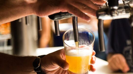 Foto de archivo de una cerveza