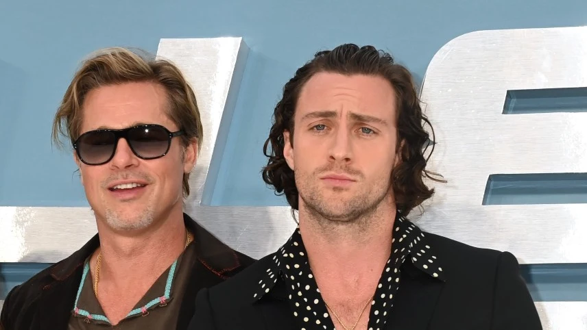 Brad Pitt y Aaron Taylor-Johnson