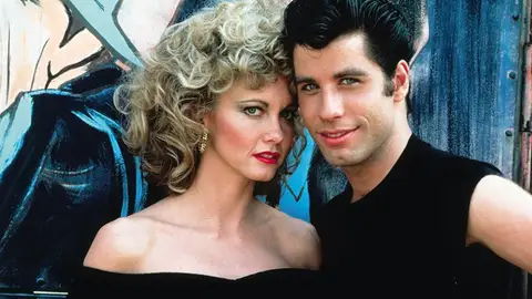 Olivia Newton-John y John Travolta en 'Grease'. Olivia Newton-John y John Travolta en 'Grease'.