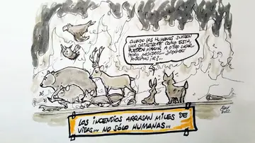 Viñeta gráfica de Alfredo Boto hoy. 8 de agosto0 Viñeta gráfica de Alfredo Boto hoy. 8 de agosto0
