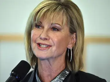 La actriz Olivia Newton-John La actriz Olivia Newton-John