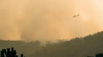 Incendio forestal en Ávila