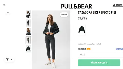 Cazadora de piel sintética Cazadora de piel sintética