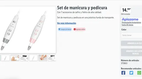 Set de manicura y pedicura Set de manicura y pedicura