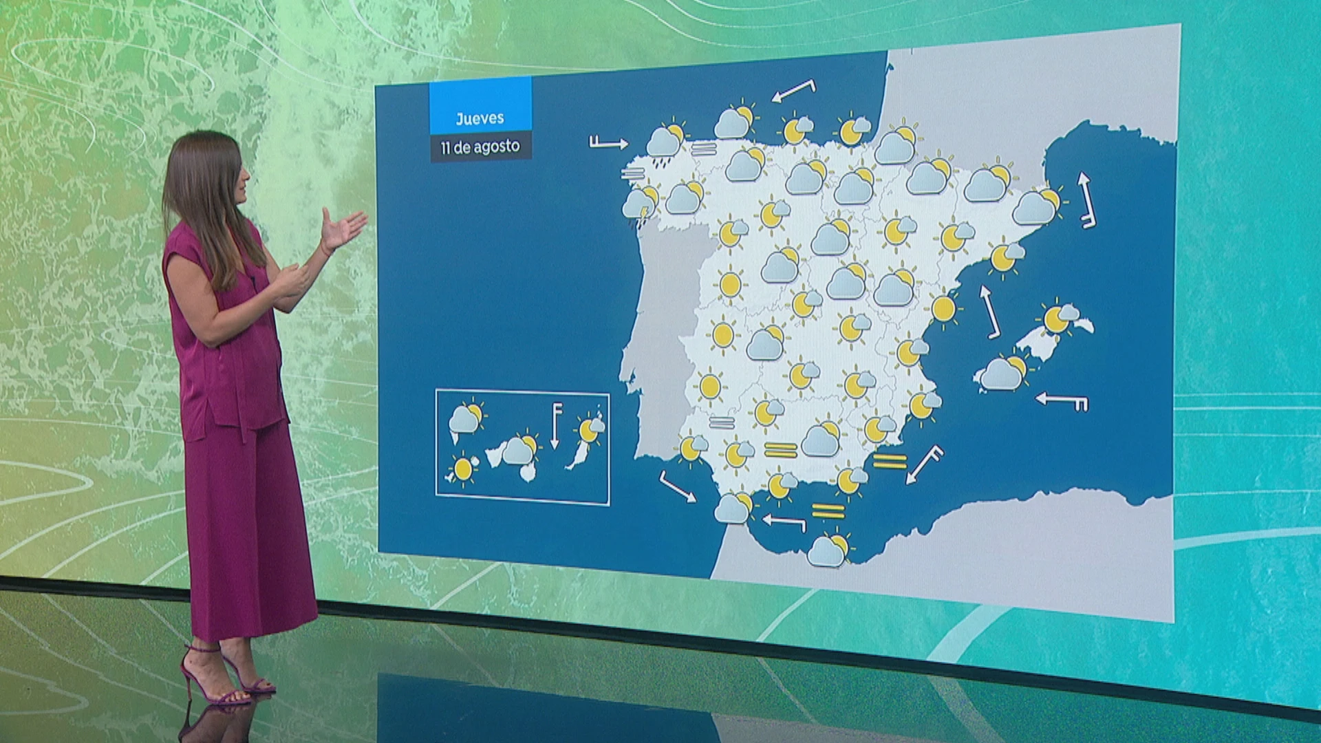 Previsión tiempo hoy 10 agosto Previsión tiempo hoy 10 agosto