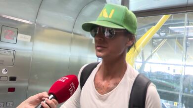 Julio José, pillado con su nueva novia, Viviane, a la que prefiere mantener en el anonimato