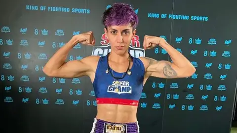 La luchadora gaditana Desireé Rovira La luchadora gaditana Desireé Rovira