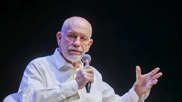 El actor John Malkovich, durante la presentación de su obra en Madrid El actor John Malkovich, durante la presentación de su obra en Madrid