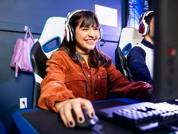 Una chica 'gamer' Una chica 'gamer'