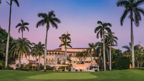 Mansión anunciada en la página web de la familia Trump Mansión anunciada en la página web de la familia Trump