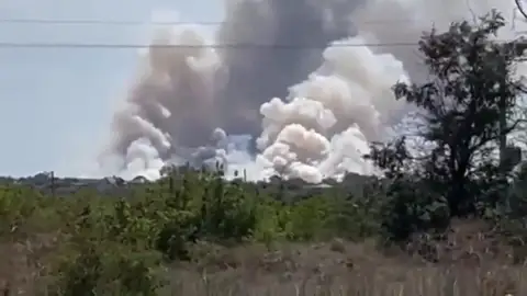 Explosiones en Crimea Explosiones en Crimea