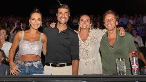 Paula Echevarría, Miguel Torres, Sandra García-Sanjuán y Alejandro Gravier en Starlite