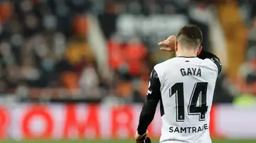 José Luis Gayà en un partido con el Valencia José Luis Gayà en un partido con el Valencia