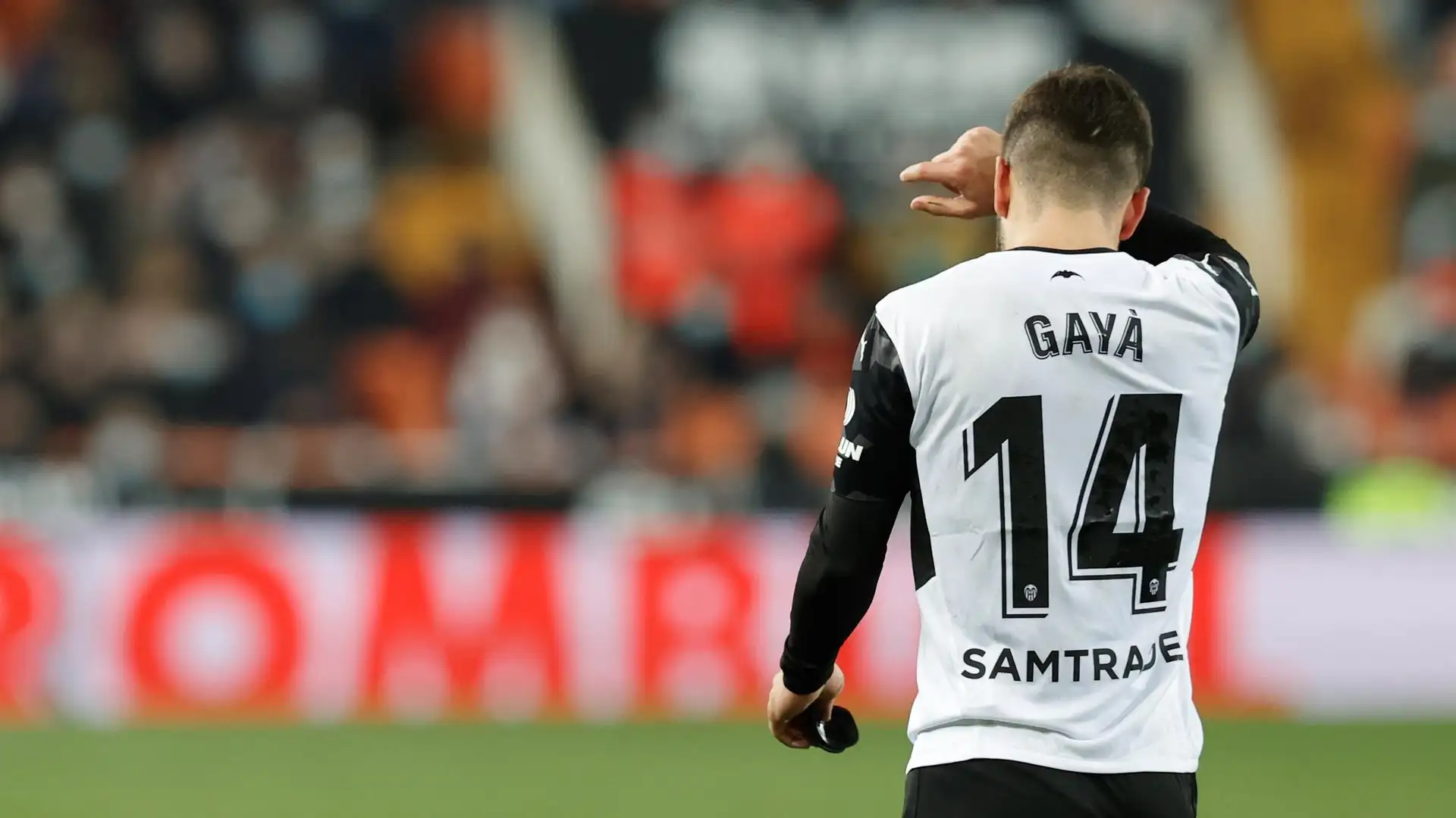Jos&eacute; Luis Gay&agrave; en un partido con el Valencia