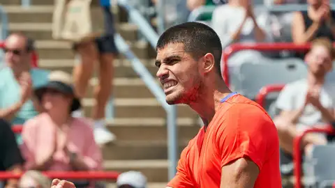 El murciano Carlos Alcaraz, en Toronto El murciano Carlos Alcaraz, en Toronto