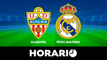 Almería-Real Madrid: Horario y dónde ver el partido de La Liga