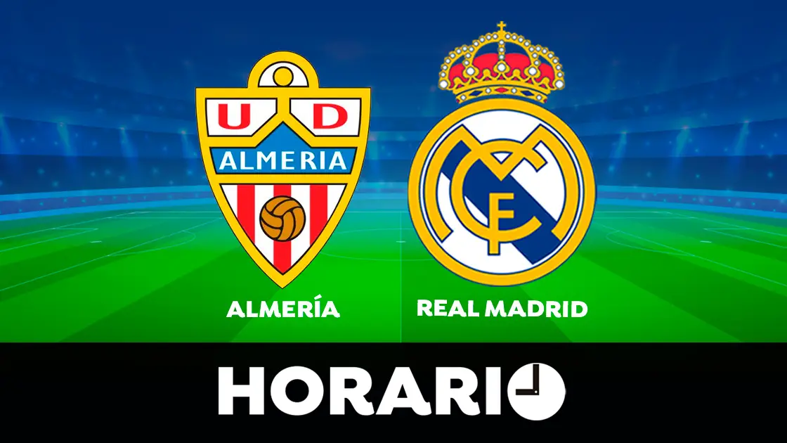 Almer&iacute;a-Real Madrid: Horario y d&oacute;nde ver el partido de La Liga