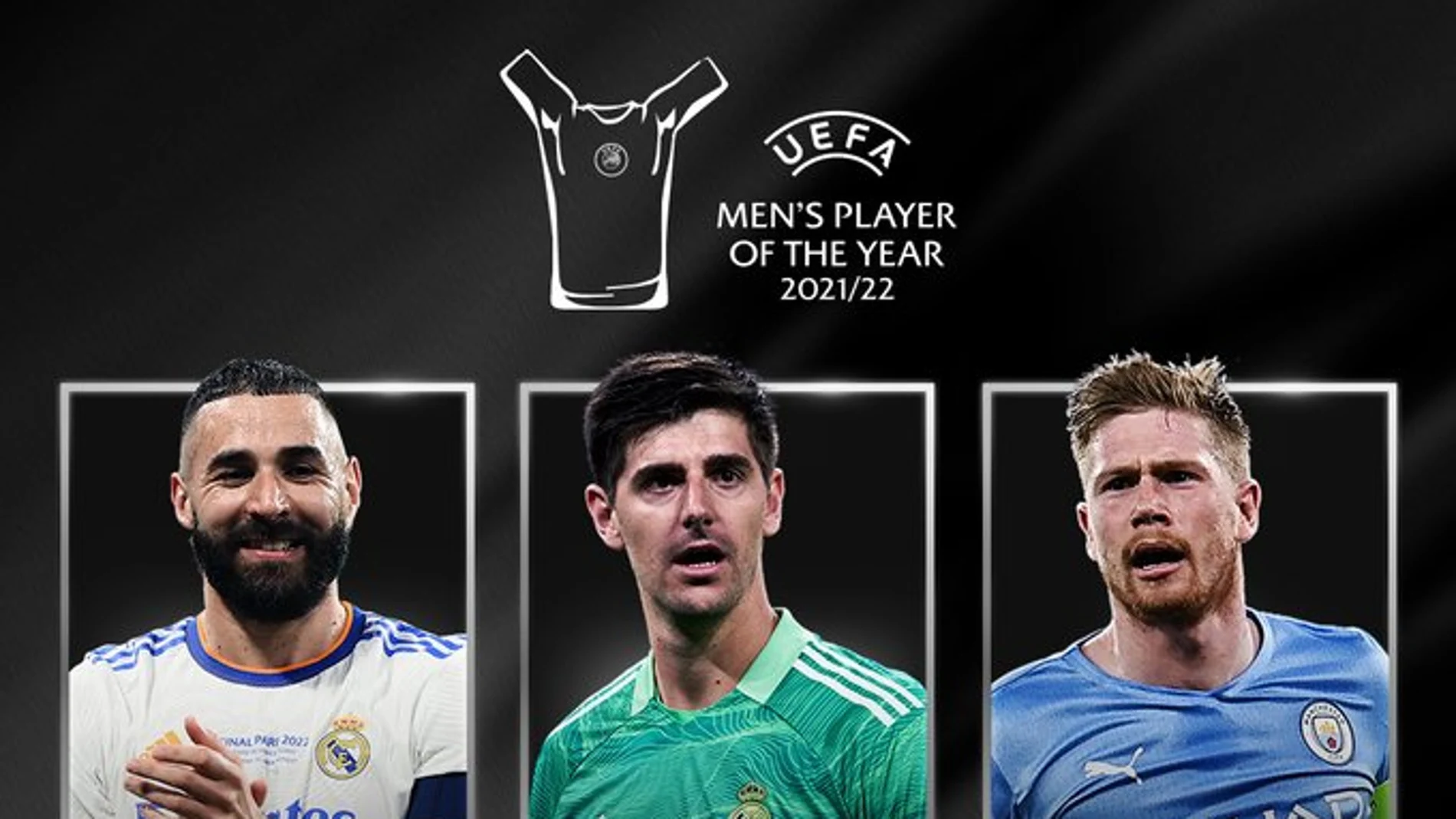 Los tres nominados a mejor jugador de la UEFA