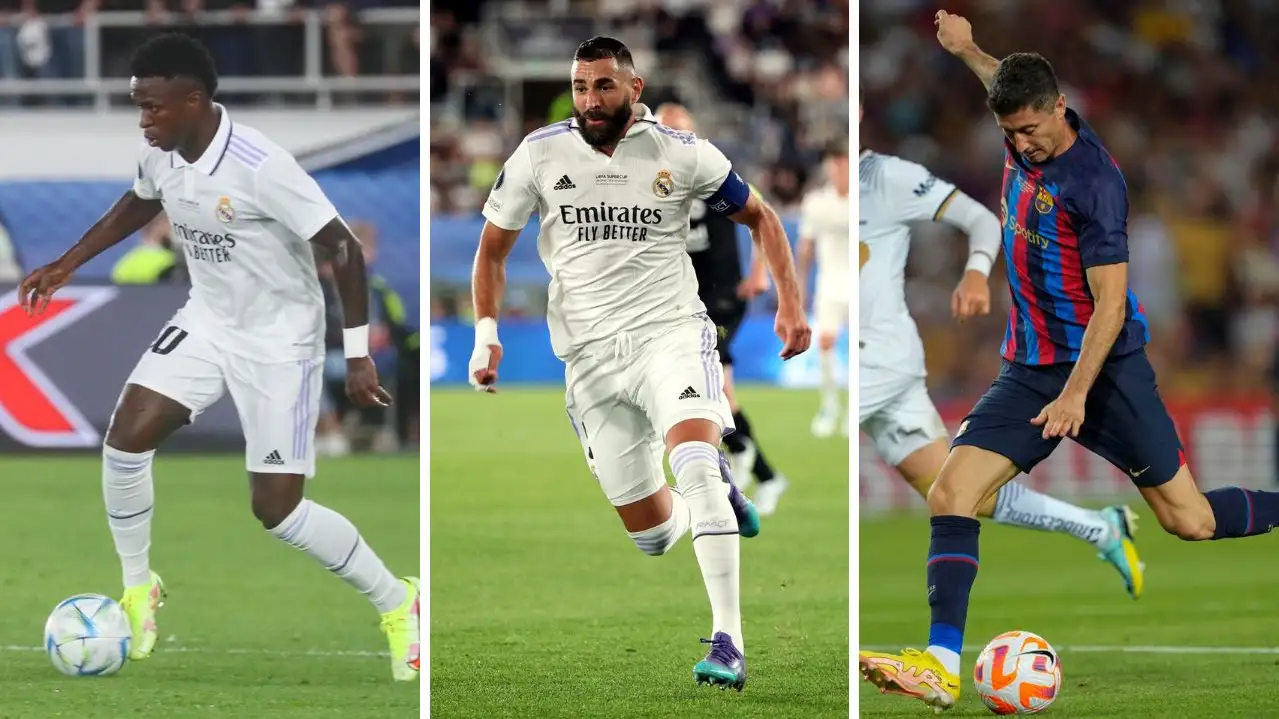 Lewandowski, Vinicius y Benzema, entre los nominados al Balón de Oro Lewandowski, Vinicius y Benzema, entre los nominados al Balón de Oro
