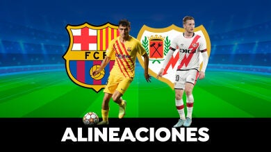 Alineación OFICIAL del Barcelona en el partido de hoy contra el Rayo Vallecano de La Liga