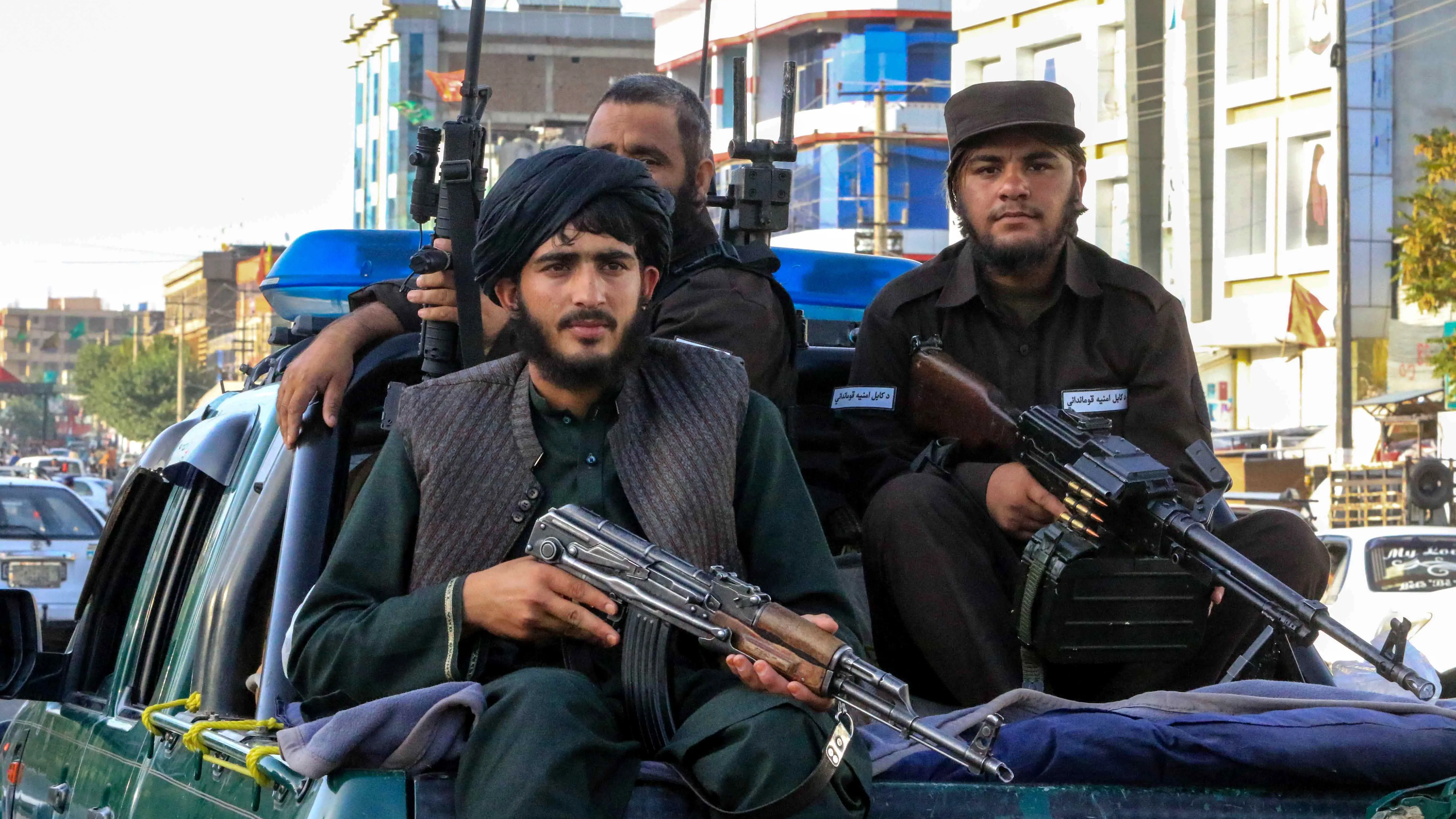 Efectivos de las fuerzas de seguridad de los talibanes en Kabul Efectivos de las fuerzas de seguridad de los talibanes en Kabul