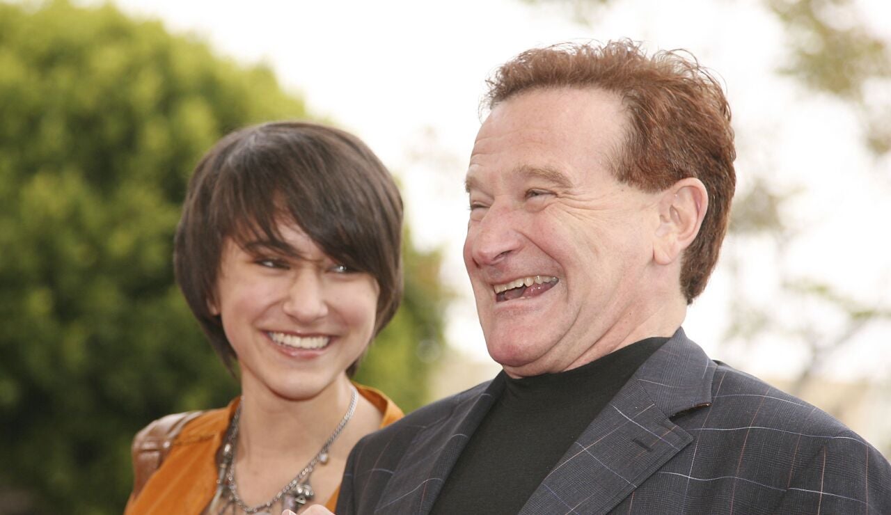 Robin Williams y su hija, Zelda Williams