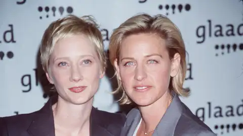 Ellen DeGenere y Anne Heche Ellen DeGenere y Anne Heche