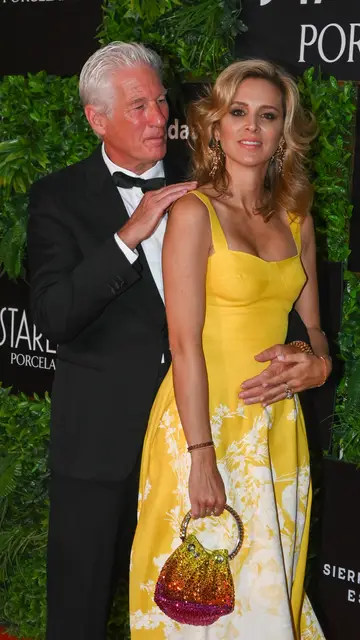 Richard Gere y Alejandra Silva en la gala Starlite de Marbella Richard Gere y Alejandra Silva en la gala Starlite de Marbella