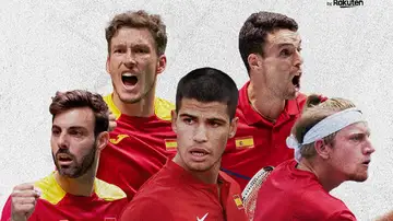 El equipo español de la Copa Davis en Valencia El equipo español de la Copa Davis en Valencia