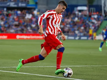 Álvaro Morata, durante el Getafe-Atlético de Madrid de la 1ª Jornada de LaLiga Álvaro Morata, durante el Getafe-Atlético de Madrid de la 1ª Jornada de LaLiga