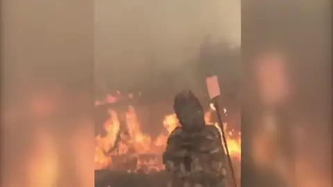 Incendio en Vall d'Ebo, Alicante Incendio en Vall d'Ebo, Alicante