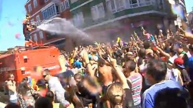 La fiesta del agua en Vilagarcía de Arousa vuelve, pero con restricciones