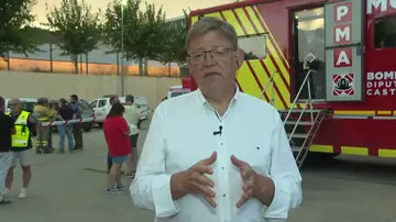 Ximo Puig aclara la situación del incendio de Bejís Ximo Puig aclara la situación del incendio de Bejís