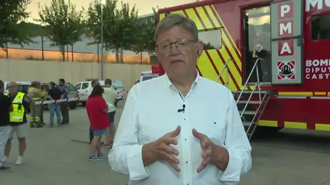 Ximo Puig aclara la situación del incendio de Bejís Ximo Puig aclara la situación del incendio de Bejís