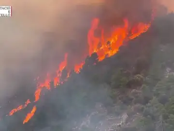 Incendio en Bejís, Castellón