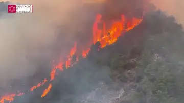 Incendio en Bejís, Castellón
