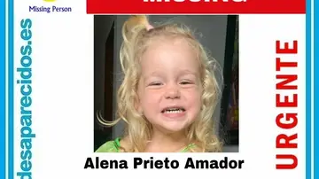 Alena Prieto, la menor desaparecida desde el pasado 16 de julio Alena Prieto, la menor desaparecida desde el pasado 16 de julio