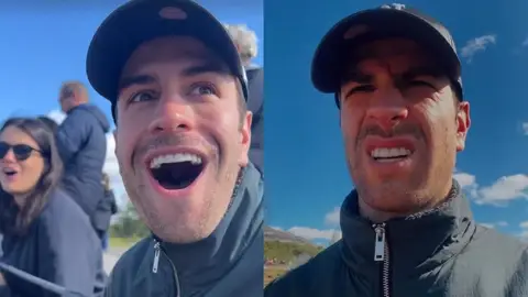 Mario Marzo en su luna de miel en Islandia Mario Marzo en su luna de miel en Islandia