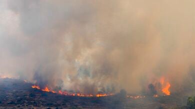 Preocupación por el incendio de Vall d'Ebo que sigue sin control y ha calcinado ya más de 9.500 hectáreas