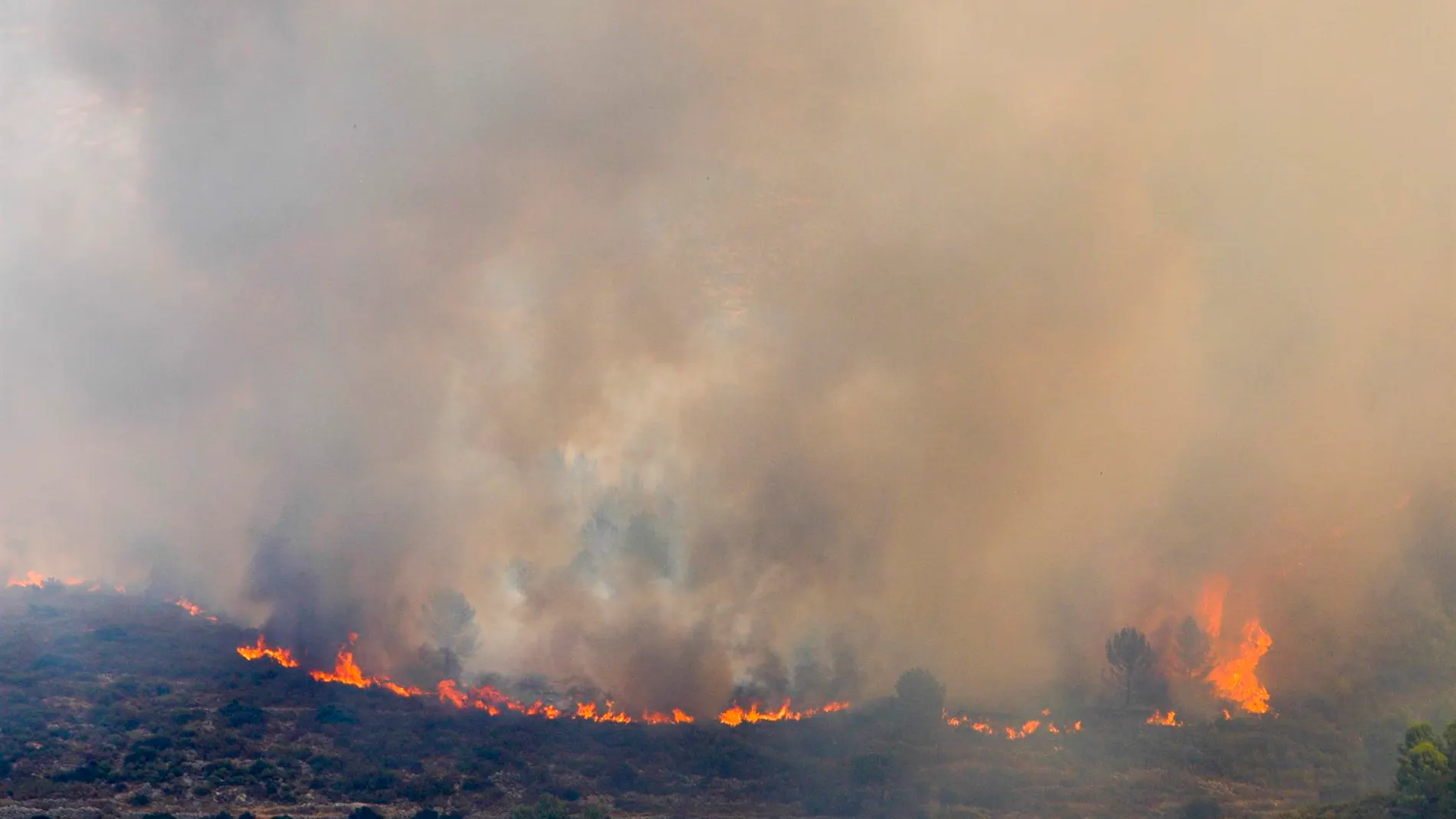 Incendio Vall d'Ebo