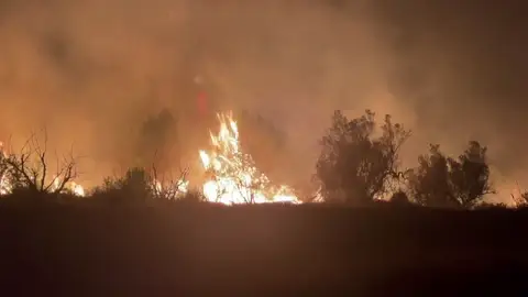 Incendio en Vall d'Ebo, Alicante Incendio en Vall d'Ebo, Alicante