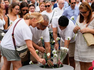 Homenaje a las víctimas de Las Ramblas Homenaje a las víctimas de Las Ramblas