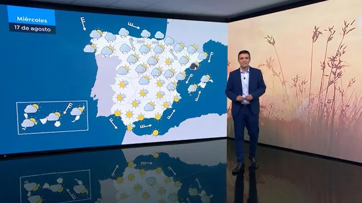 Previsión tiempo 17 de agosto Previsión tiempo 17 de agosto