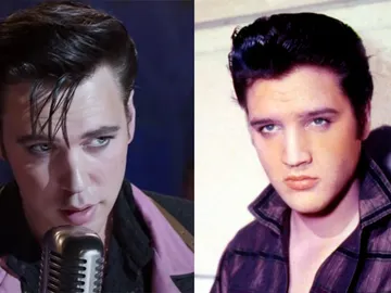 Austin Butler y Elvis Presley Austin Butler y Elvis Presley