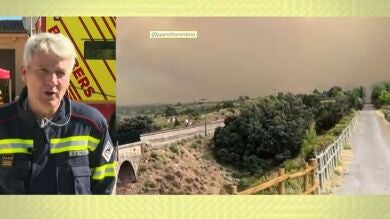 El bombero Fernando Kindelán, sobre el tren afectado por el incendio de Bejís: 