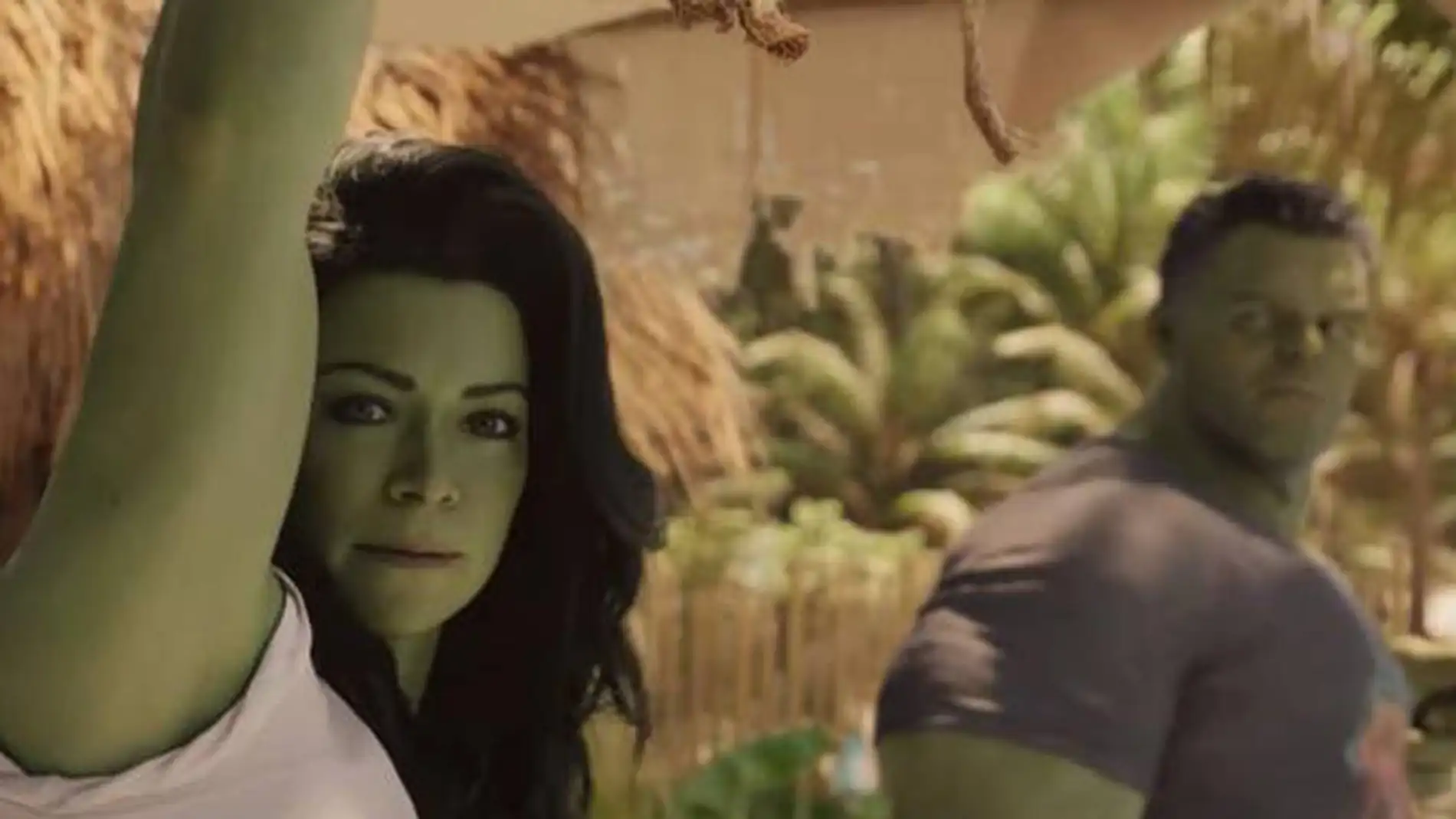 Tatiana Maslany y Mark Ruffalo en 'She Hulk'