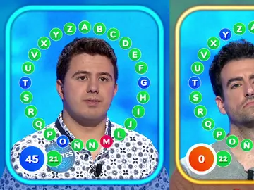 La prudencia premia a Rafa en ‘El Rosco’ y obliga a Orestes a una gesta: “Hay que sacar dos de tres” La prudencia premia a Rafa en ‘El Rosco’ y obliga a Orestes a una gesta: “Hay que sacar dos de tres”