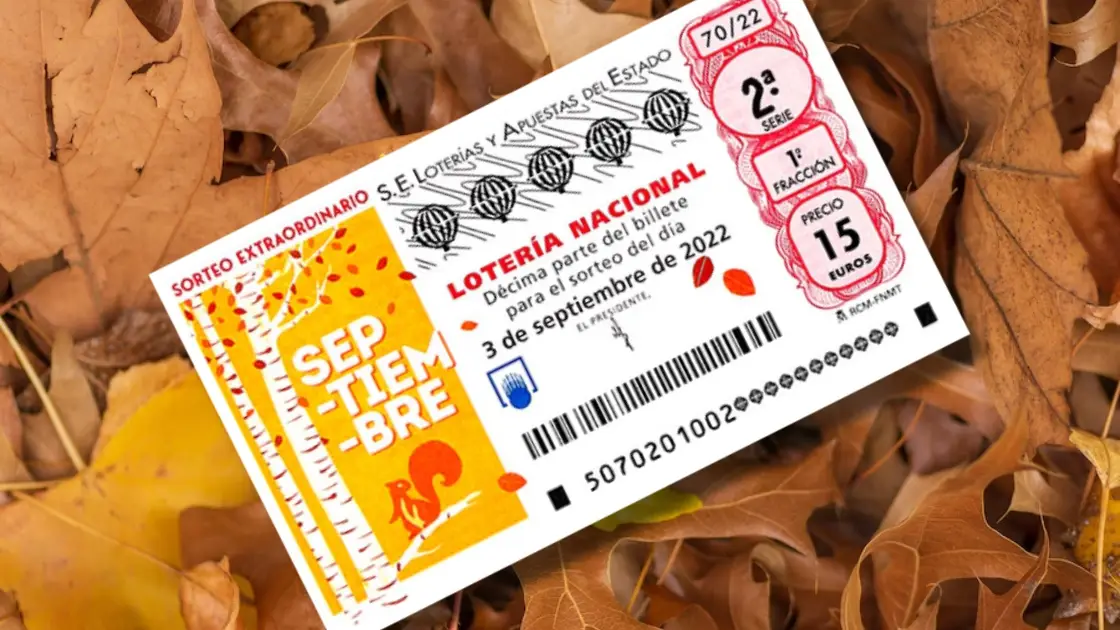 Décimo del Sorteo Extraordinario de Septiembre de la Lotería Nacional Décimo del Sorteo Extraordinario de Septiembre de la Lotería Nacional