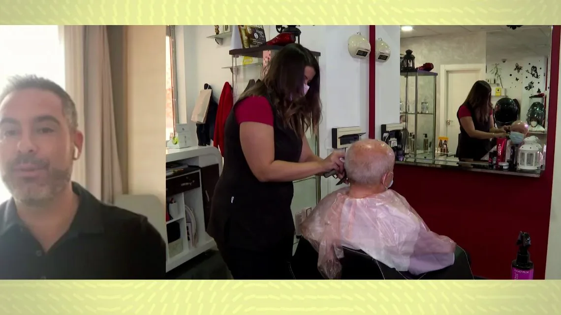 La crisis de un peluquero. La crisis de un peluquero.