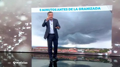 Roberto Brasero explica cómo se formó la granizada en La Bisbal Roberto Brasero explica cómo se formó la granizada en La Bisbal